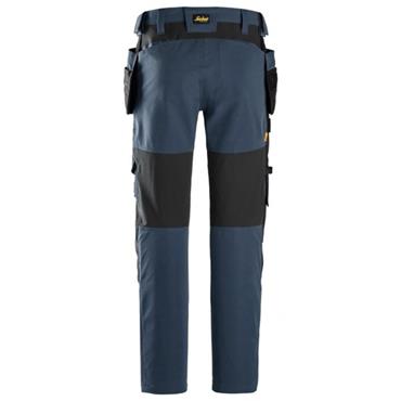 Snickers 6218 AllroundWork, Stretch Trousers Holster Pockets - Navy/Black